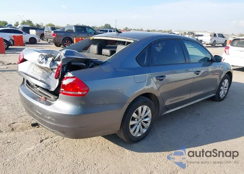 2015 Volkswagen Passat 1.8T Wolfsburg Edition из США, поврежденный, VIN 1VWAS7A32FC037877